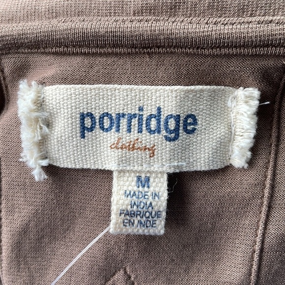 ANTHROPOLOGIE Porridge Taupe Wrap Dress NWT - Picture 4 of 10